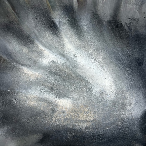 Arthur Court Designs 1981 Sea Shell Clam Serving Bowl Chip And Dip Cast Aluminum - Picture 8 of 10